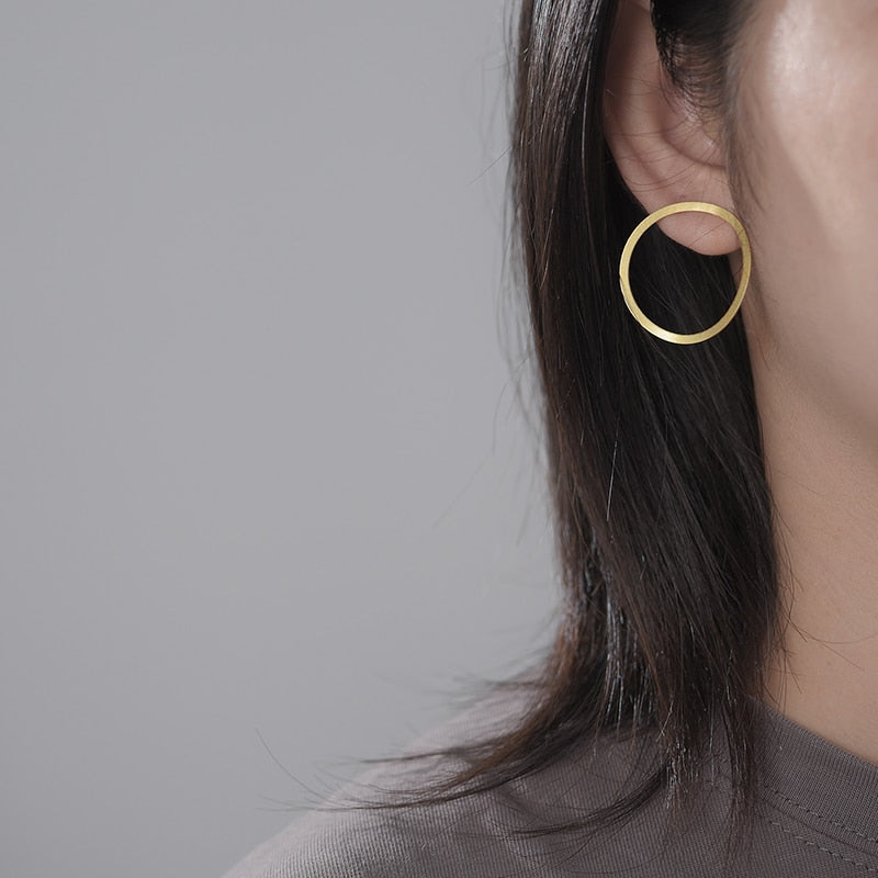 18K Gold Simplistic Hoops