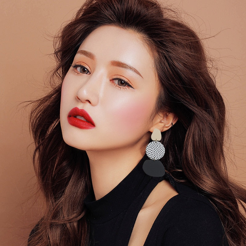 Polymer Clay Drop Earrings