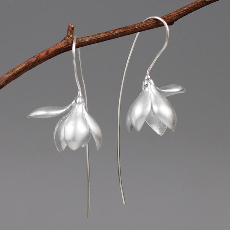 Lotus Leaf Stud Earrings