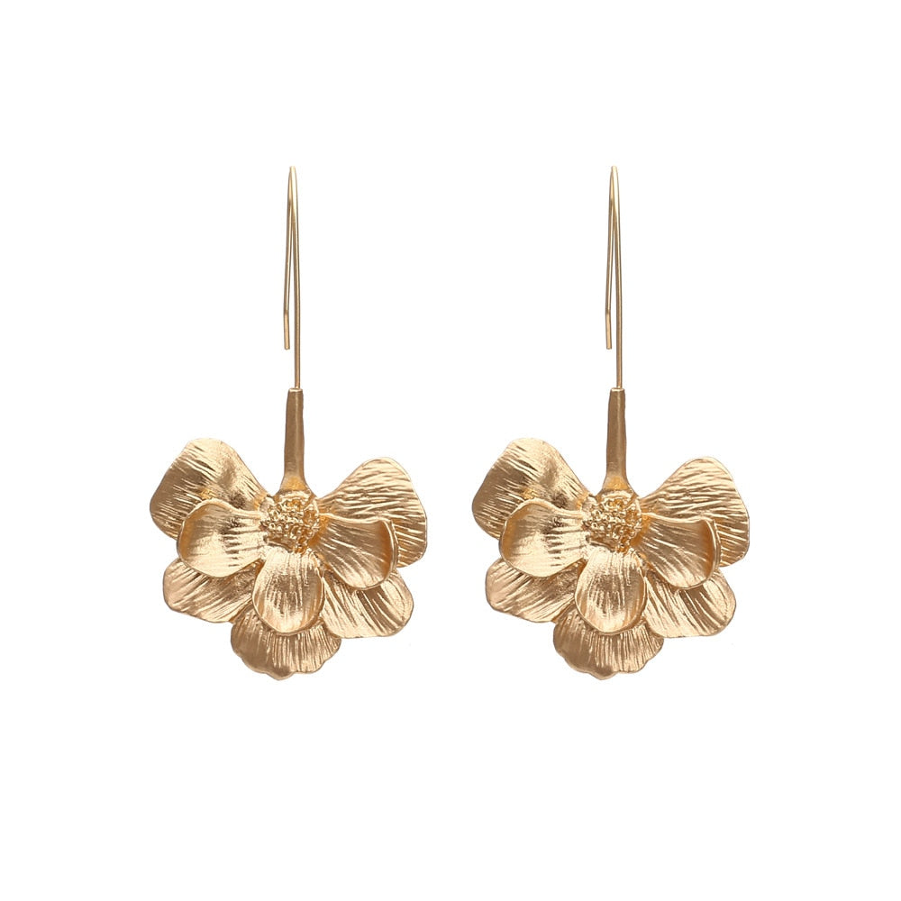 Lotus Leaf Stud Earrings