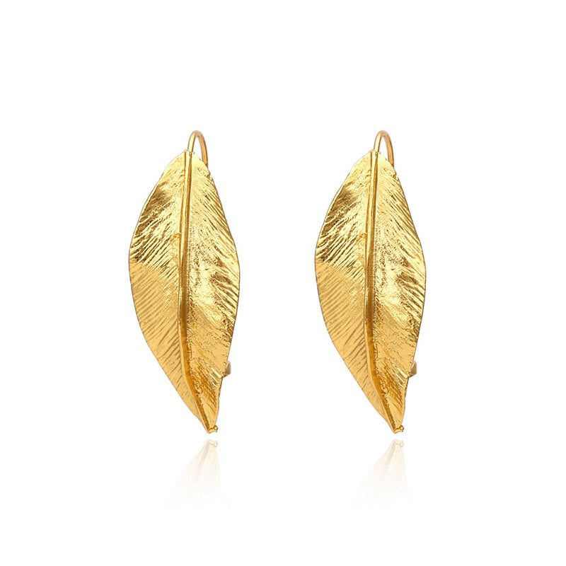 Lotus Leaf Stud Earrings