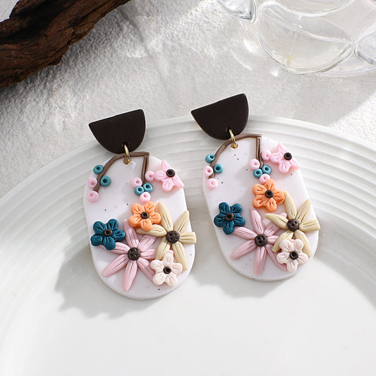 3-D Clay Earrings - EASTER SUNDAY